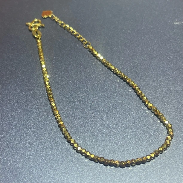 足金手链 足金999 蹦迪手链 b4