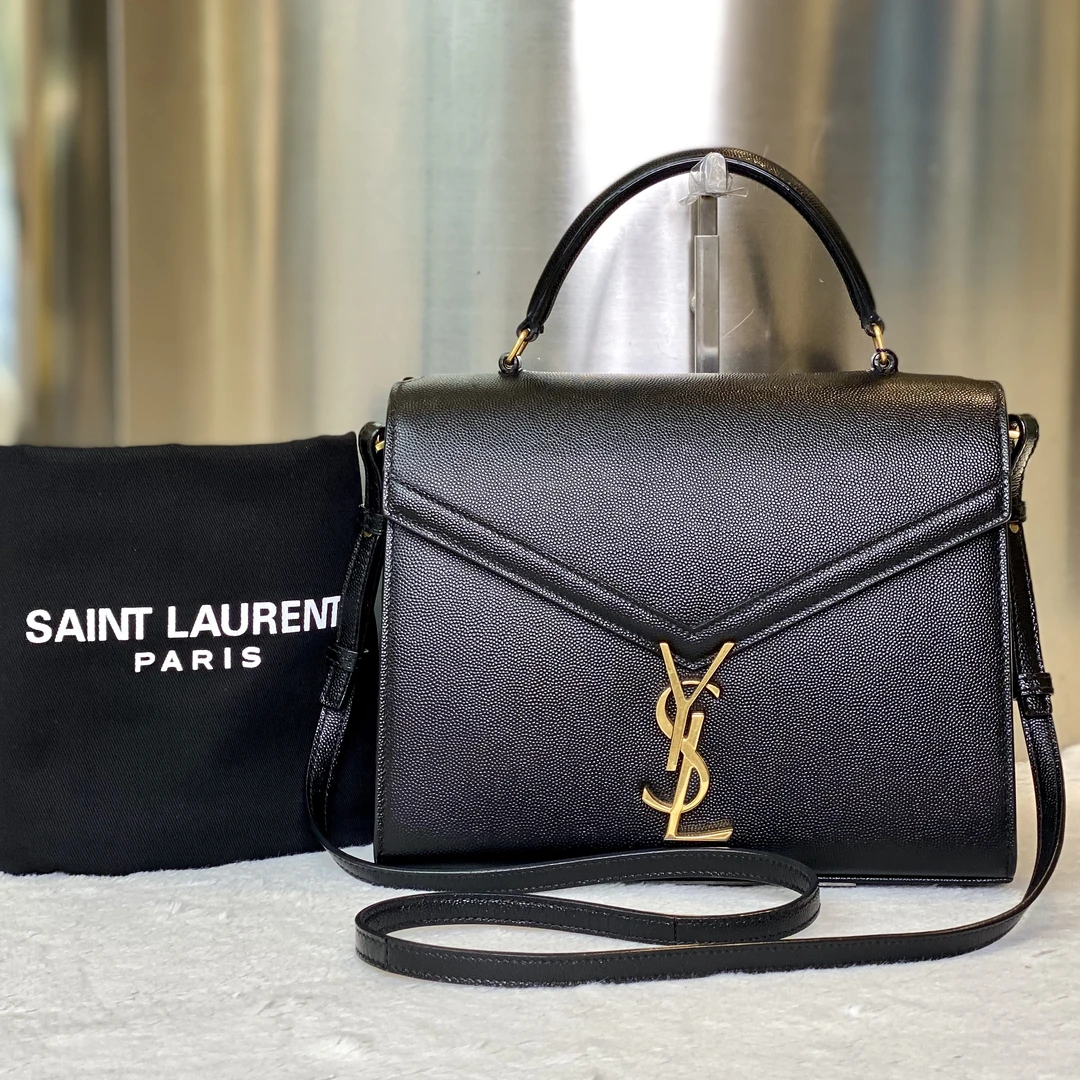 99新 YSL/圣罗兰 古有98新圣罗兰公文包单肩包7092
