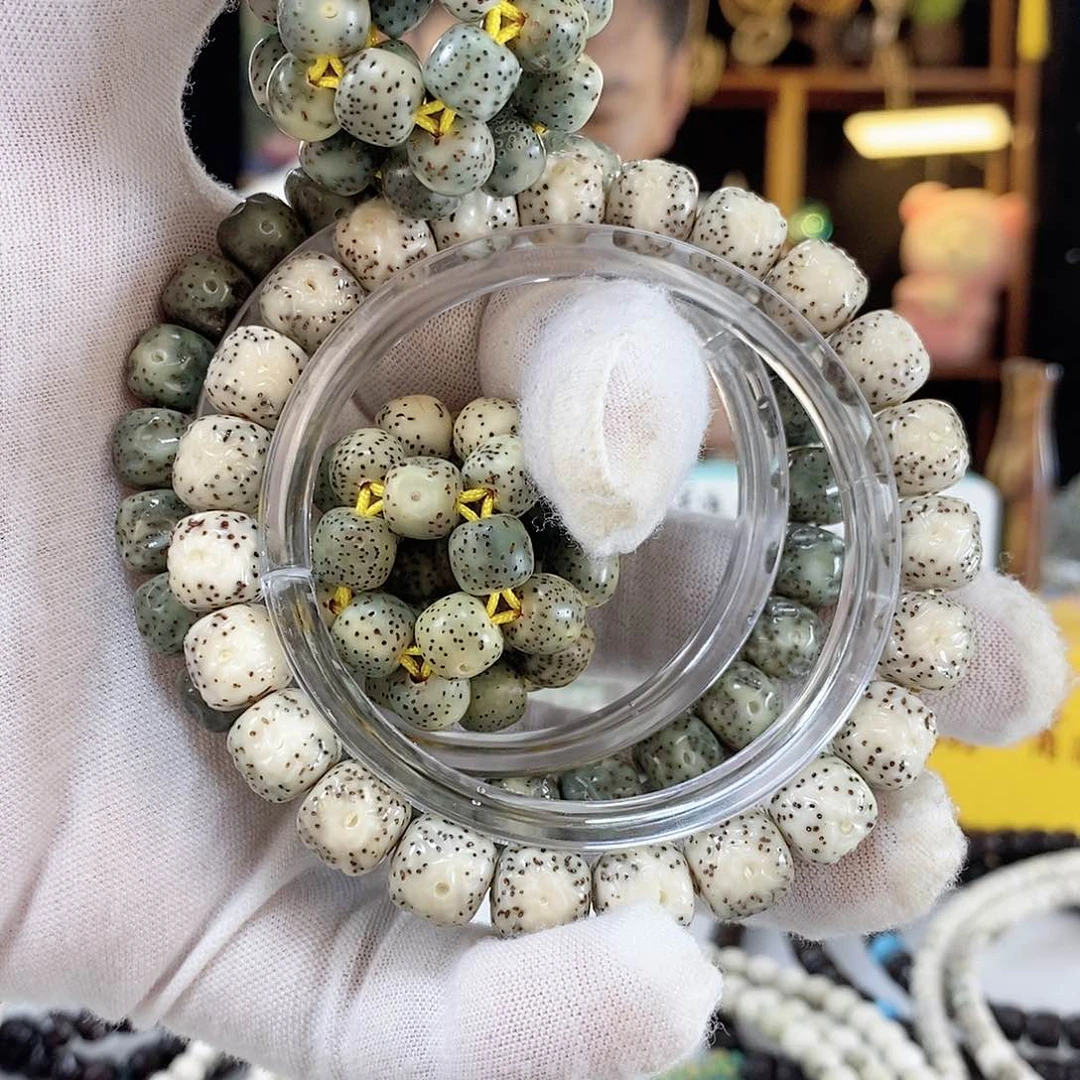 星月菩提手串*️***星月菩提雕刻手串