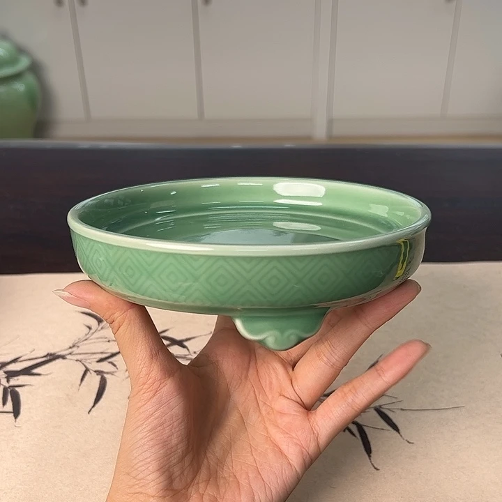 龙泉云间青瓷小米茶器