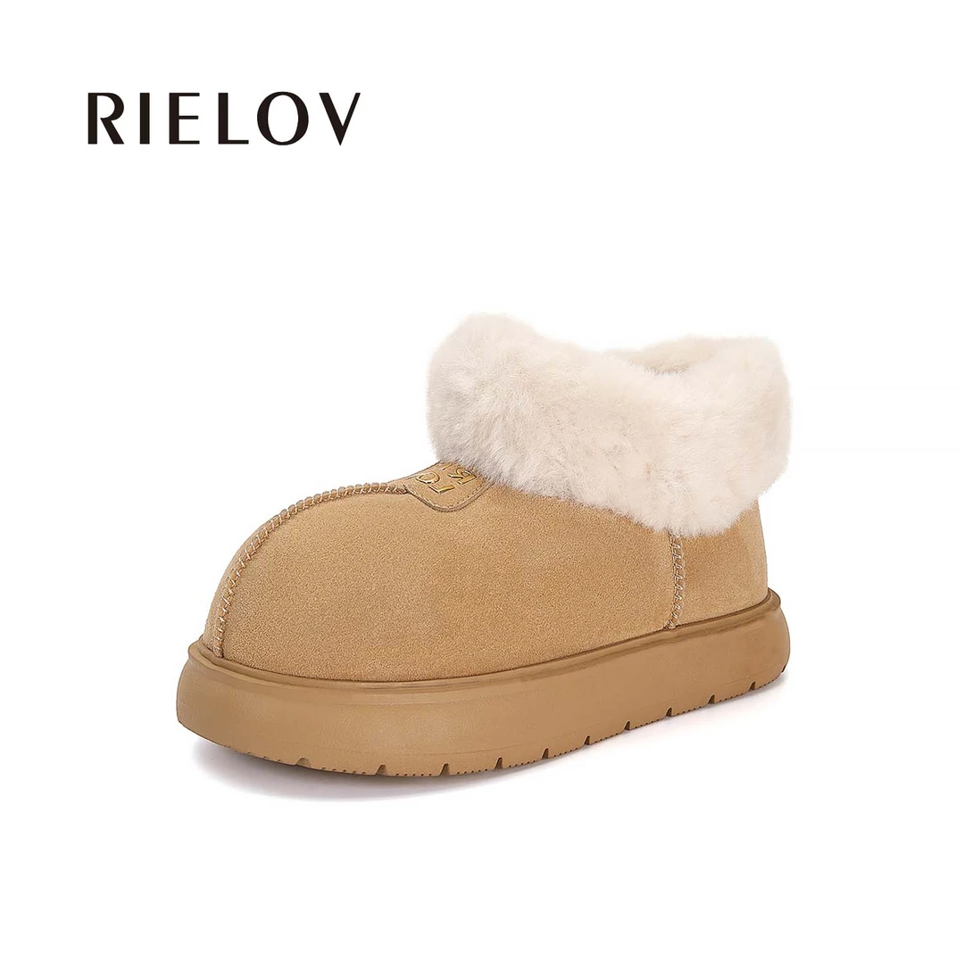 【RIELOV】时尚厚底增高3cm潮流百搭女士雪地靴 1868