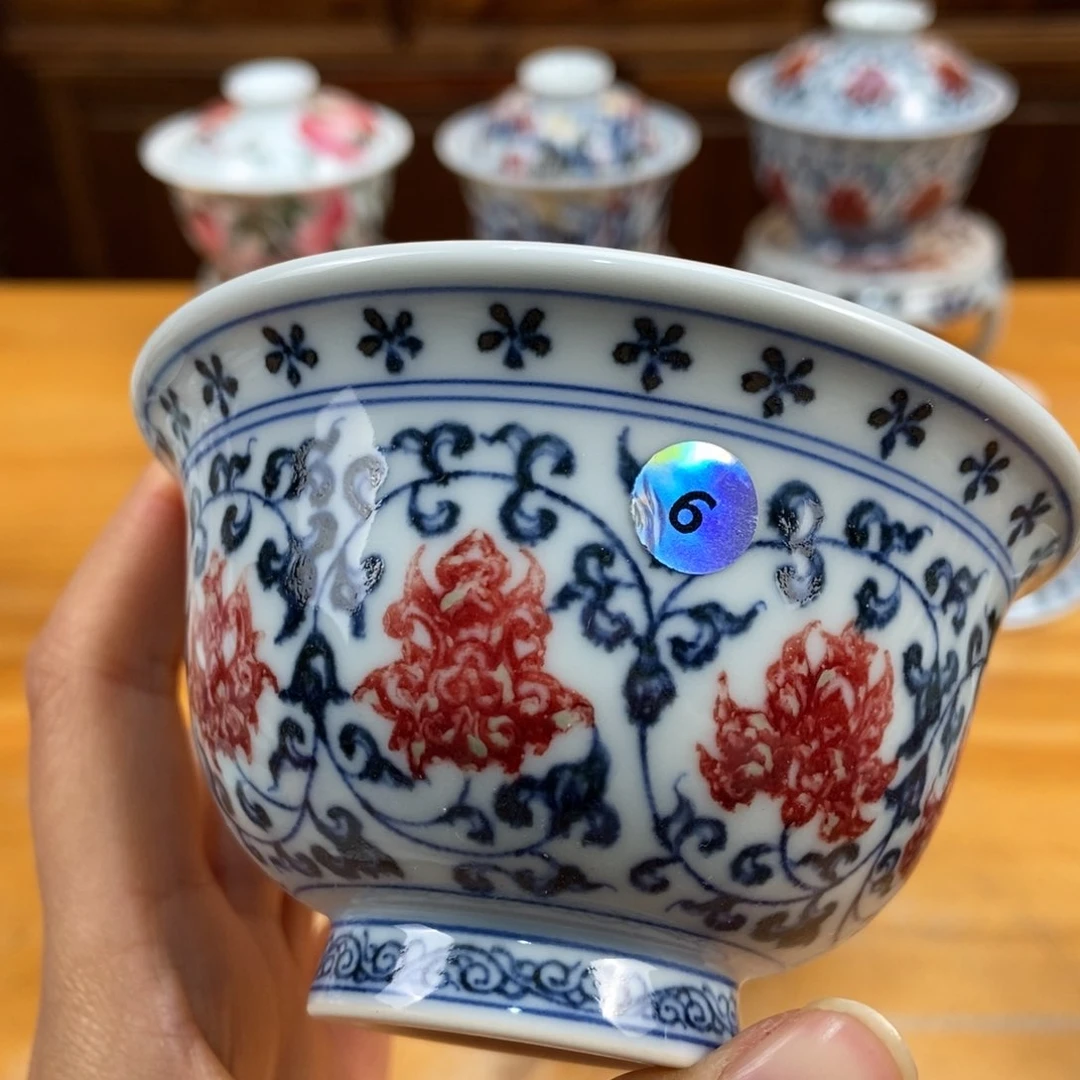 手绘现代茶具非古董