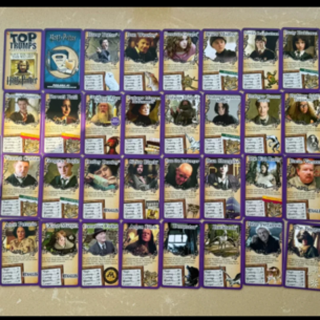 华纳授权哈利波特阿兹卡班和囚徒纸牌游戏收藏卡牌（默认瑕疵）