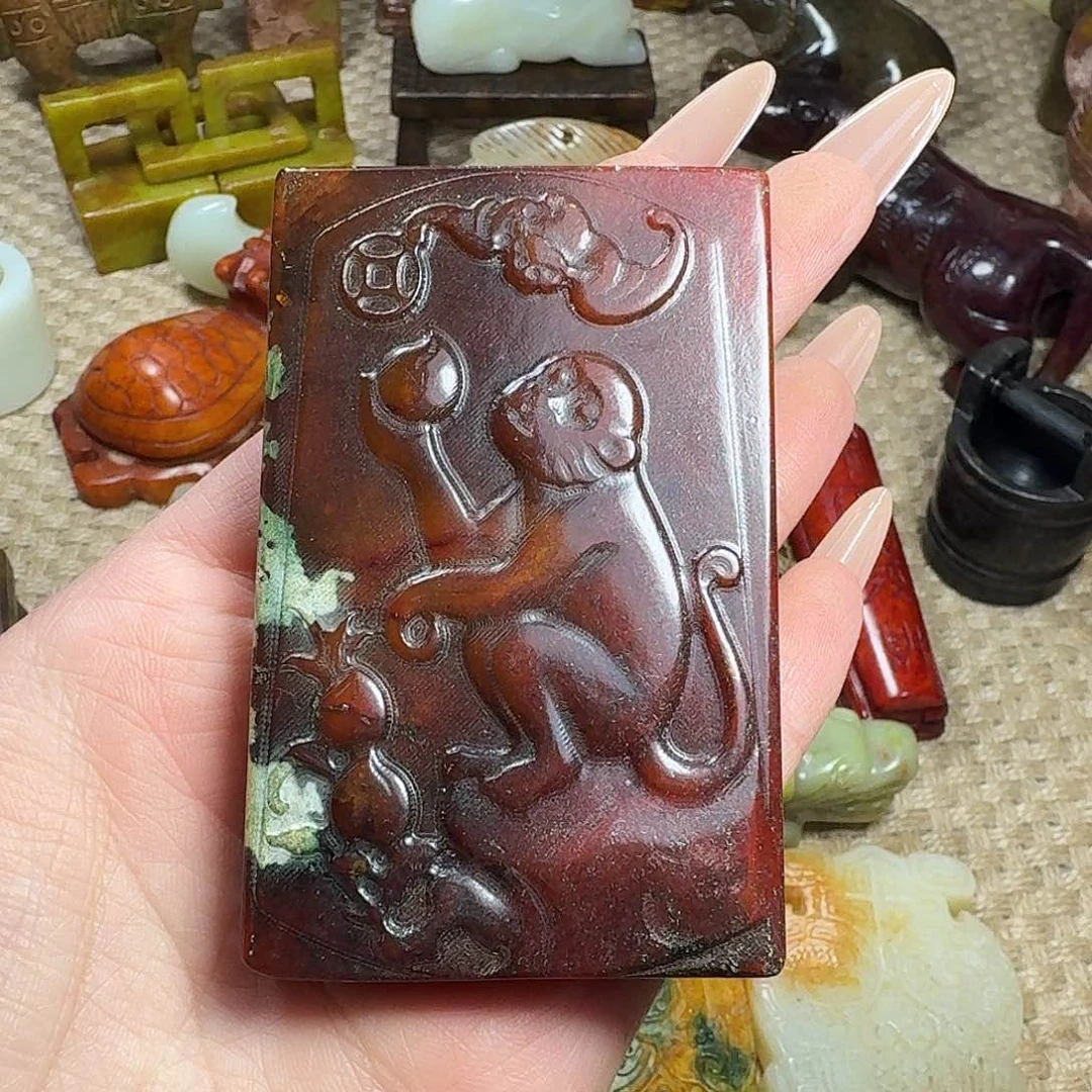 白玉菩提吊坠挂件