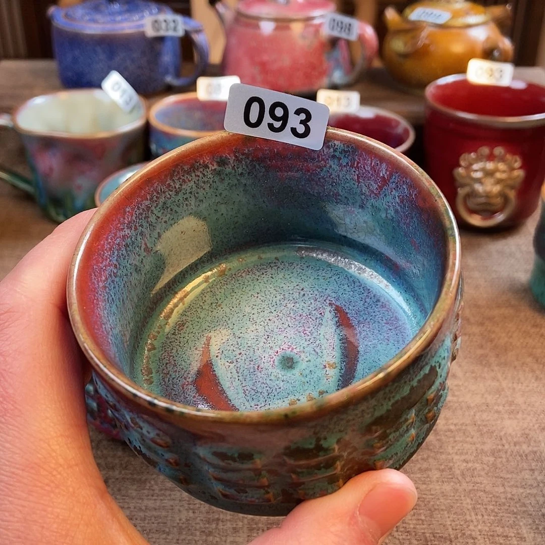 摆件北*钧瓷主人杯杯