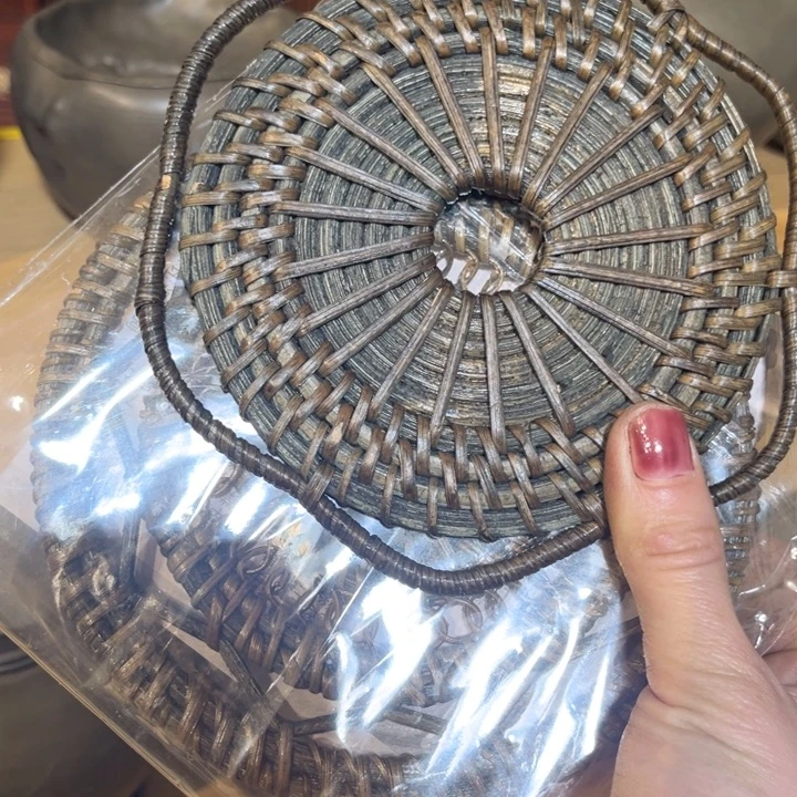 藤中古工艺品摆件