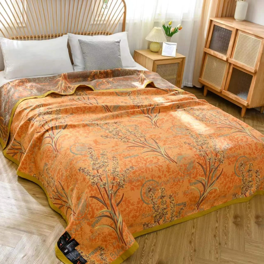 【芊梦】欧式轻享阿克苏手摘棉床盖2.4/2.5