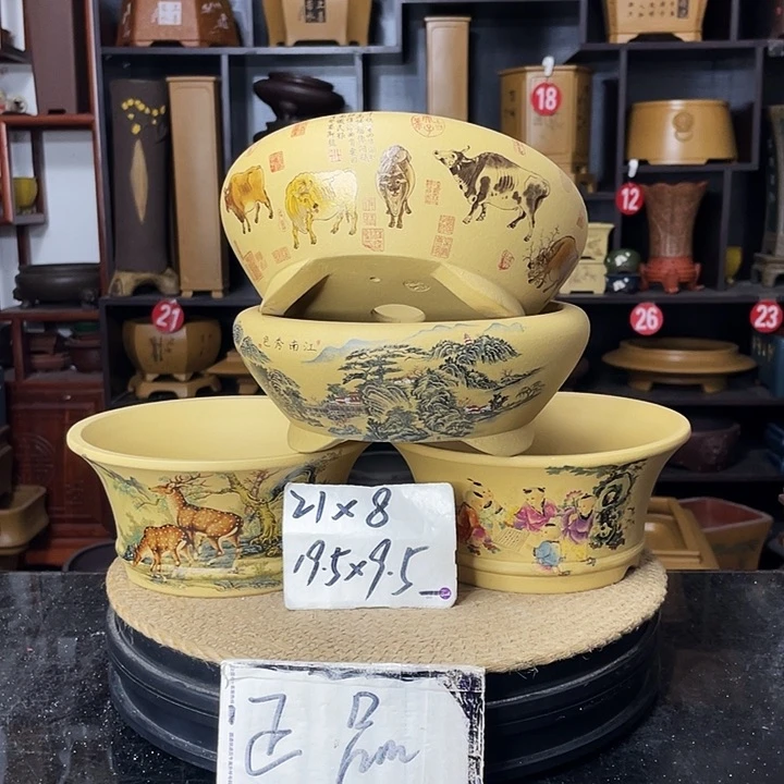 D-盆尚好紫砂花盆