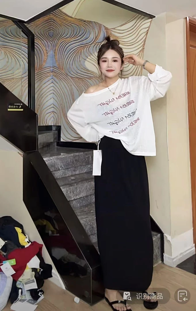 【代莹优选】25023夏季新版莫代尔宽松长裙