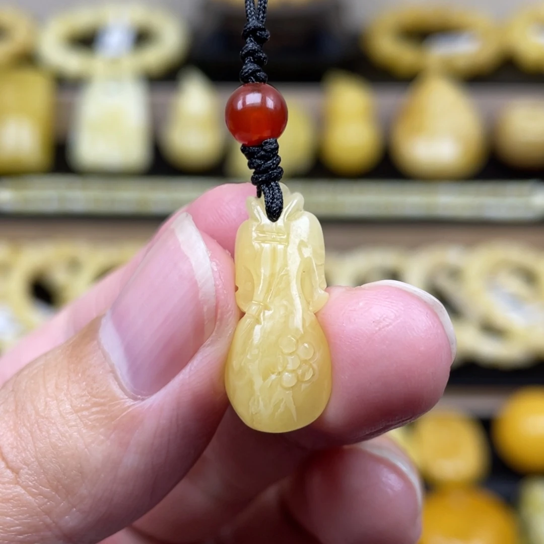 琥珀裸石未镶嵌琥珀蜜蜡