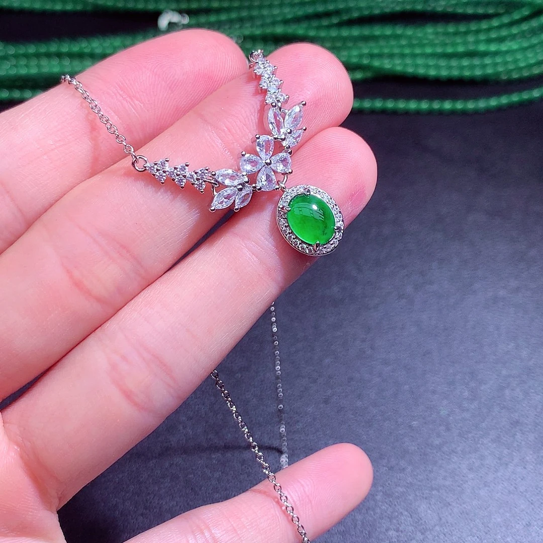 颈饰未镶嵌翡翠翡翠