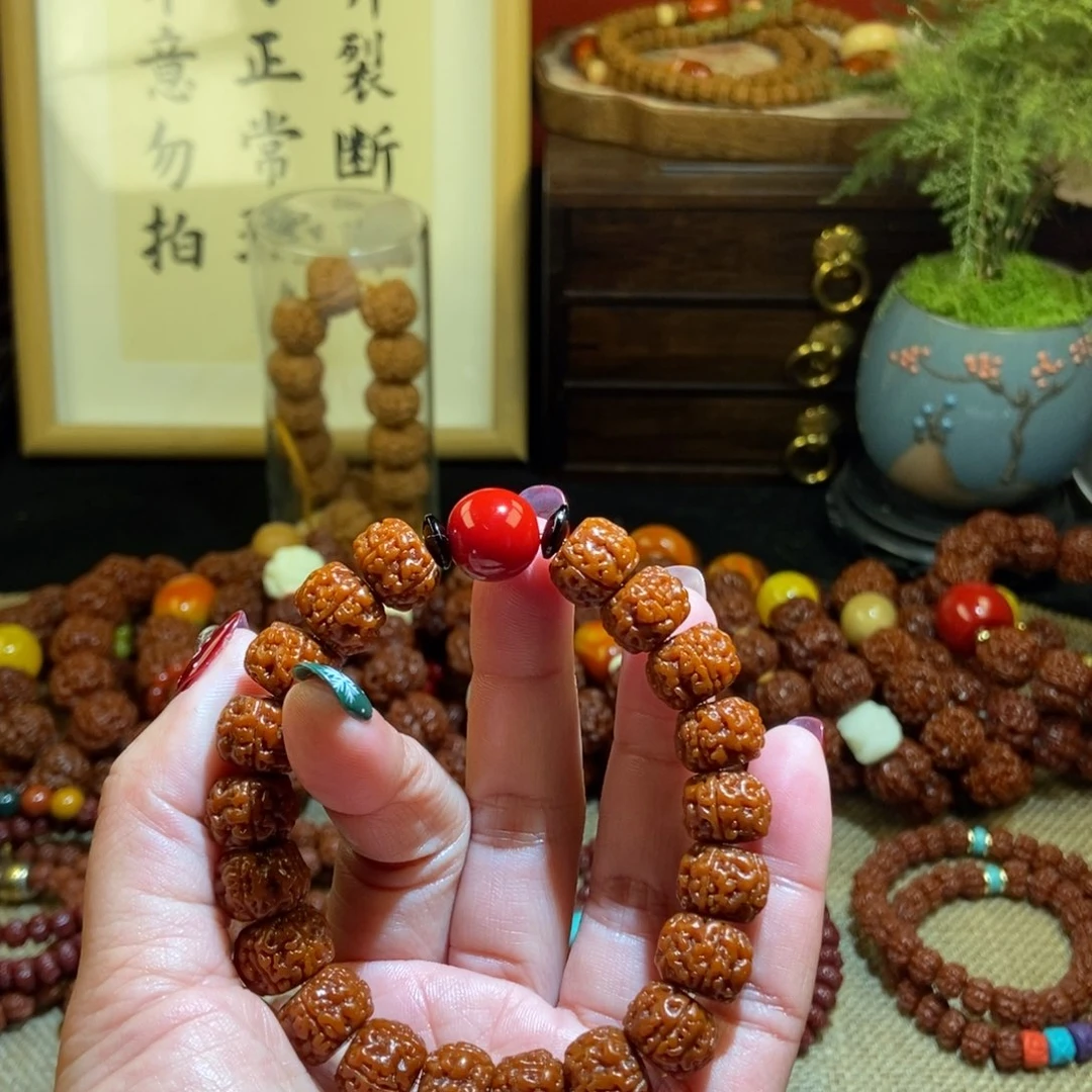 金刚菩提吊坠125玉化红一代