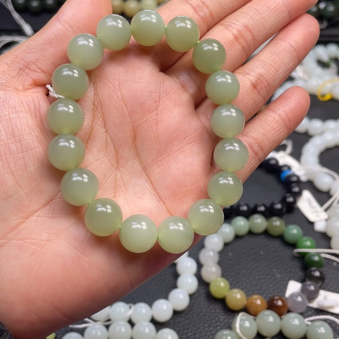 和田玉未镶嵌手链