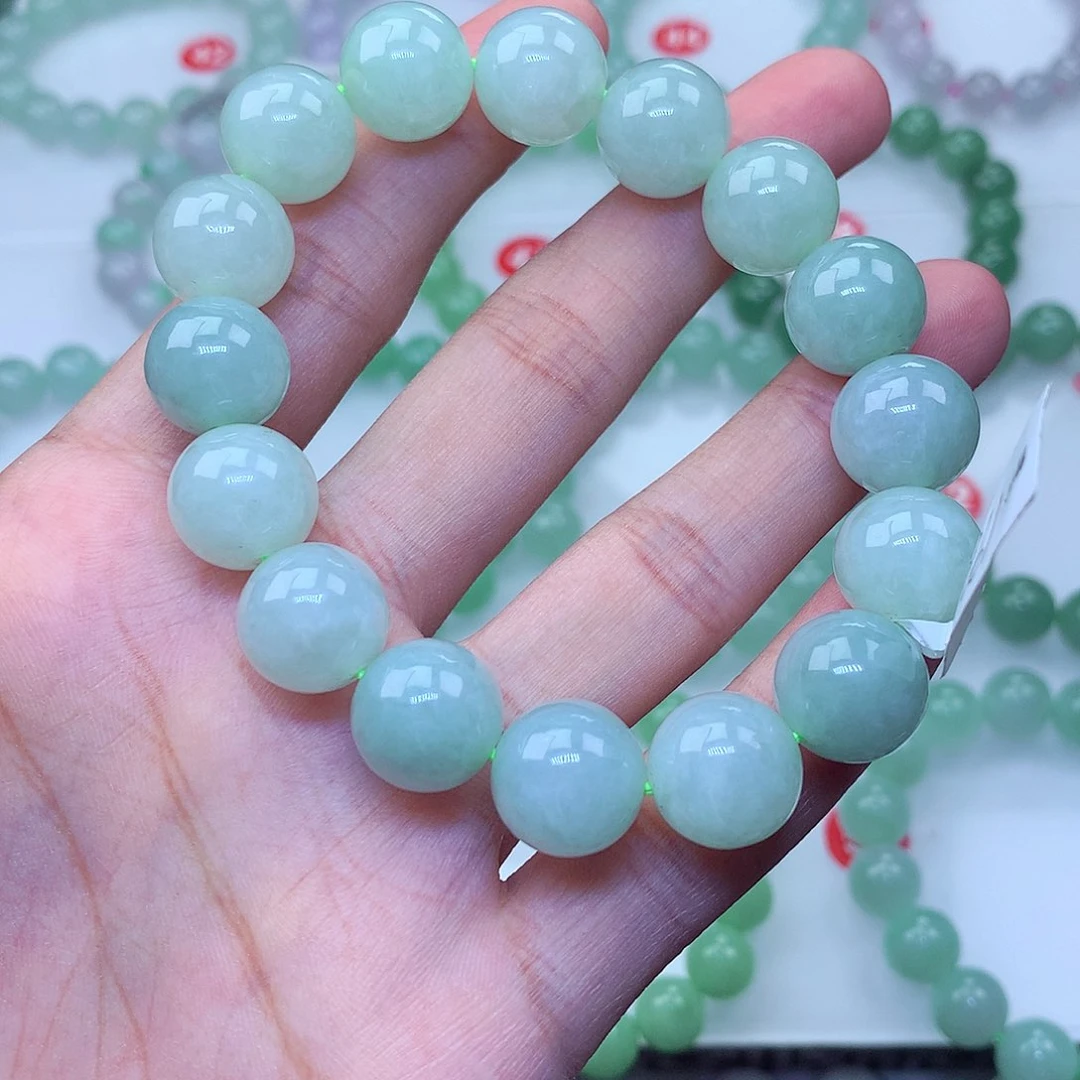 翡翠未镶嵌毛衣链