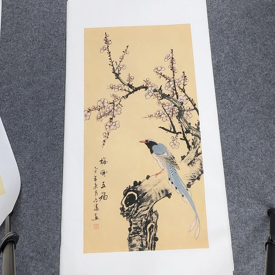 国画68*35纯手绘刘亦凌