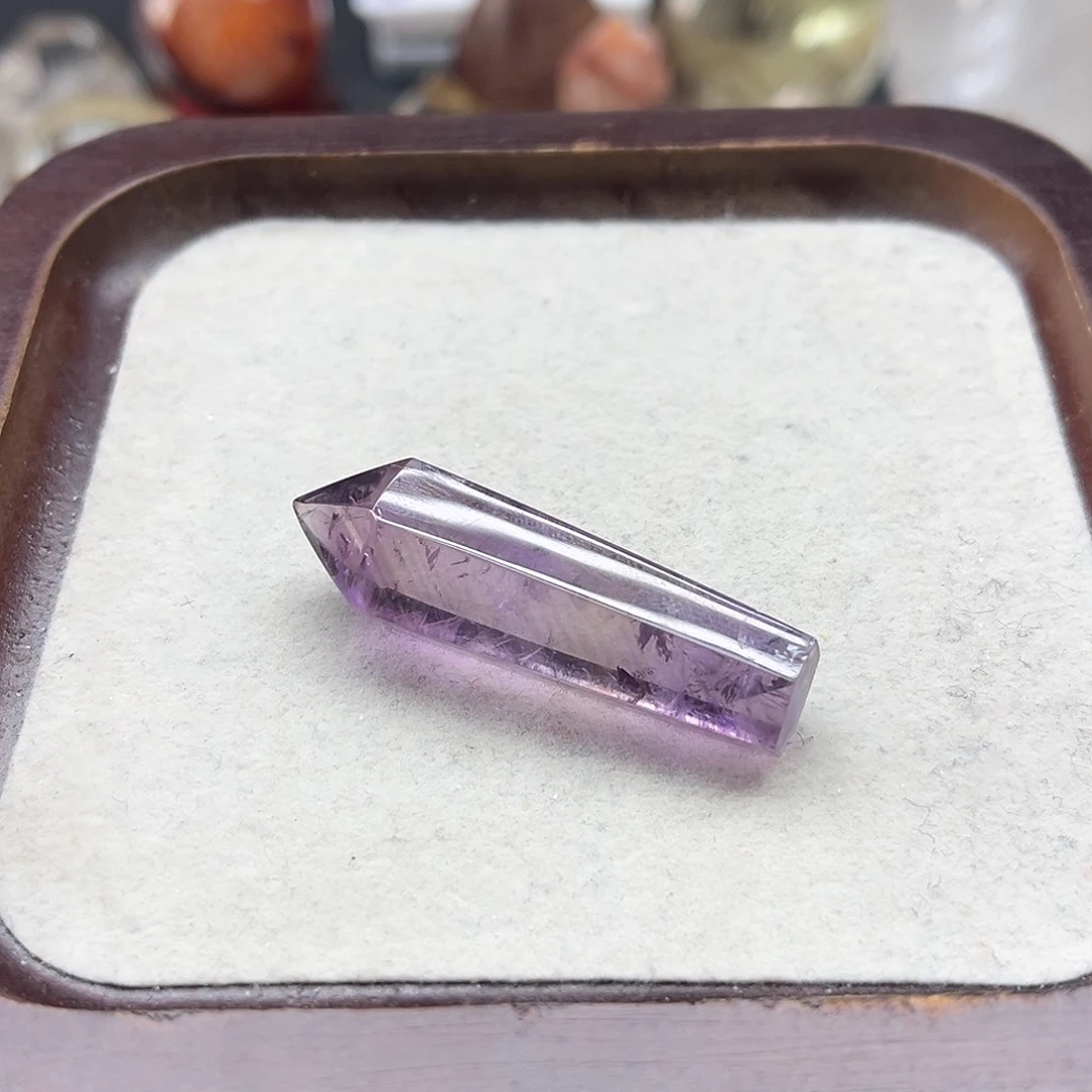 珠宝半成品未镶嵌水晶14 巴西紫水晶权杖