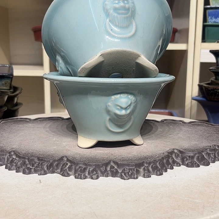 紫砂花盆瑕疵8-16-2