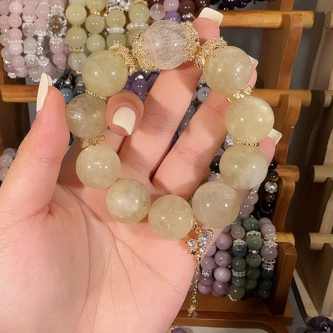 烟晶手链未镶嵌哈哈