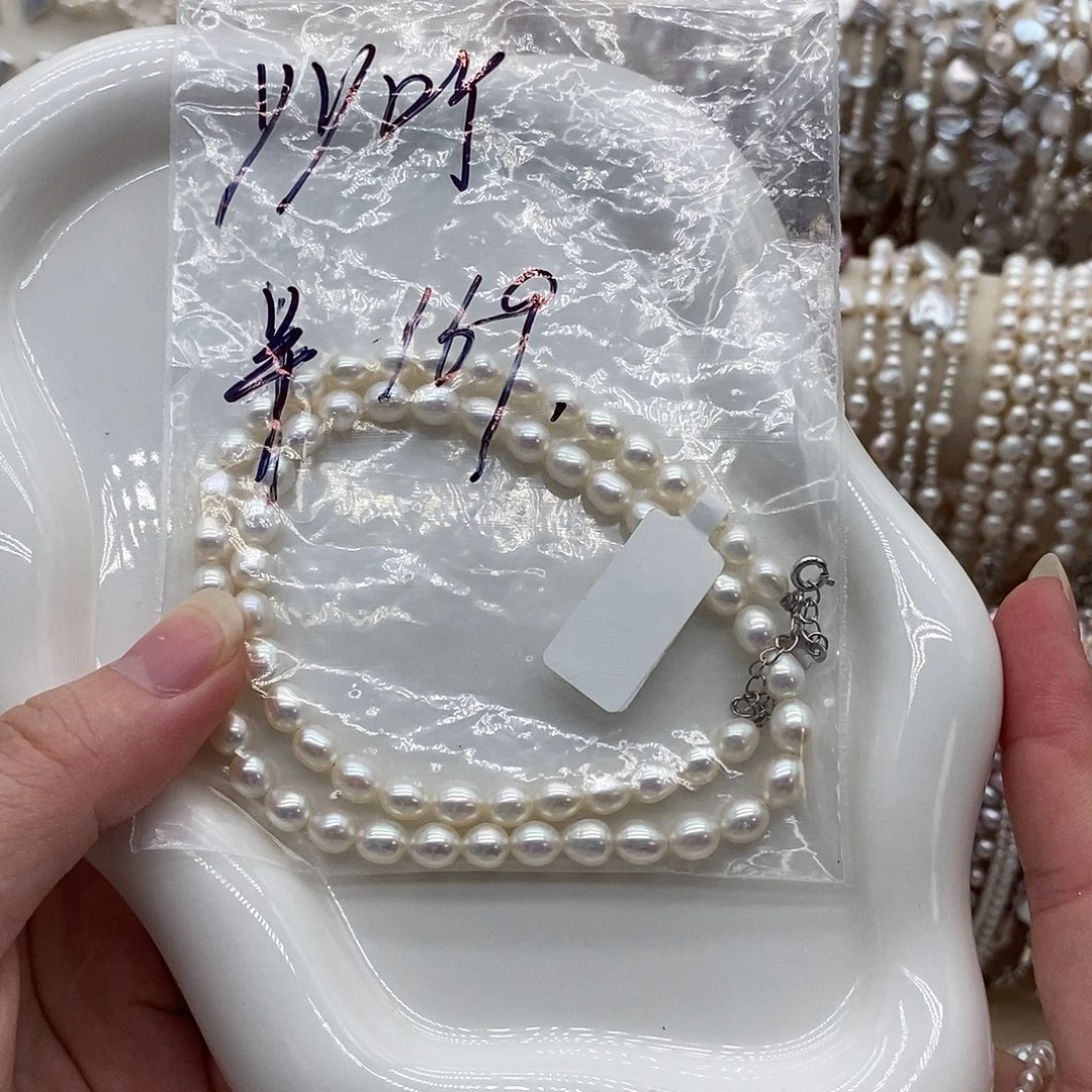 淡水珍珠耳饰银S925镶嵌