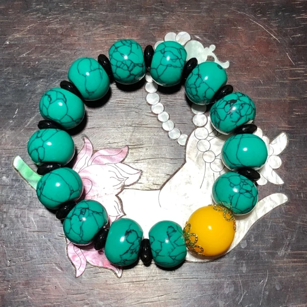 绿色的手串【华玉藏品】