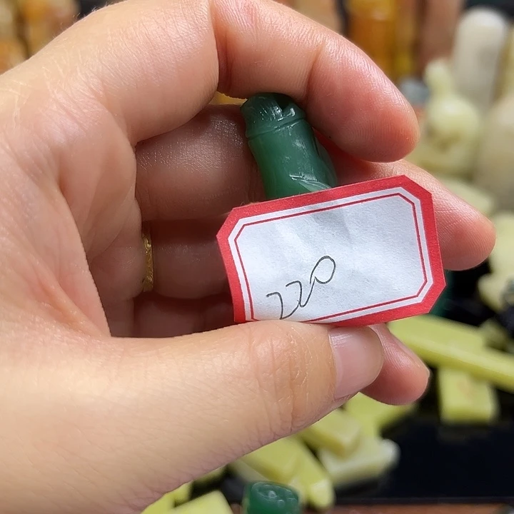 糯****昌化石印石雅安绿