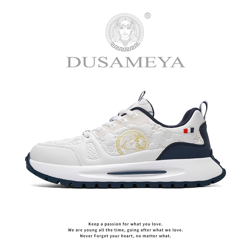 DUSAMEYA/杜莎米娅轻奢时尚百搭低帮休闲鞋四季透气运动鞋【D6805】