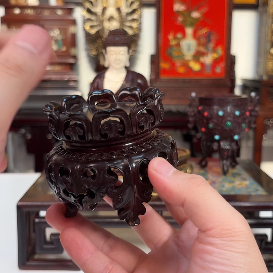 紫檀木类成套家具小叶紫檀底座