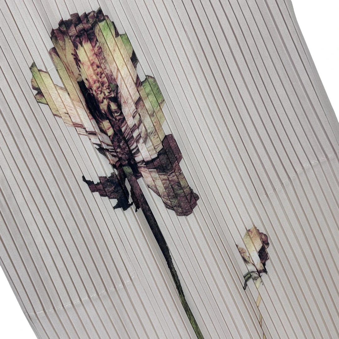 【L.BEAUTIFUL】柜柜 同系列定制压褶印花半身裙UU052101