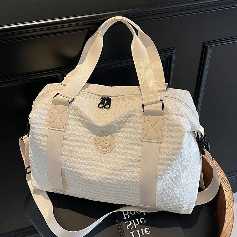 旅行包女大容量手提轻便时尚行李包短途外出旅游登机待产包收纳袋