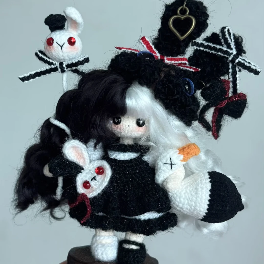 手工玩偶钩织玩偶钩织鹅妹