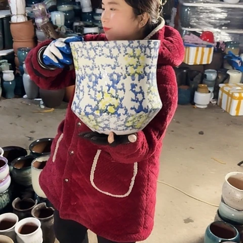 口24高25瑕疵盆子。