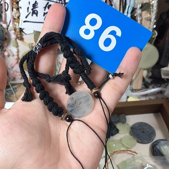 蛇纹石玉合金颈饰