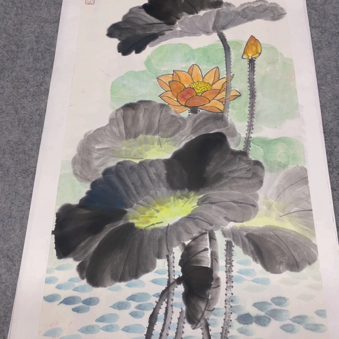 国画2平尺纯手绘国画作品