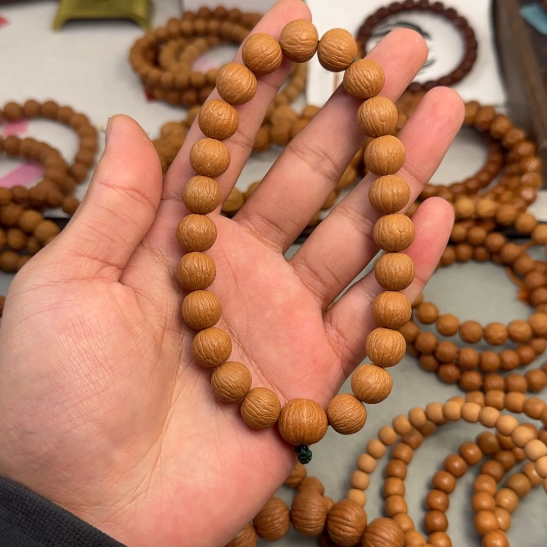 手串猴头核桃全品无瑕原皮凤羽12尺寸