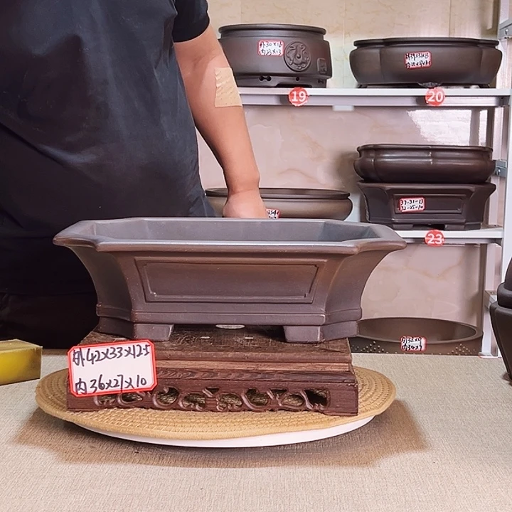 紫砂花盆紫砂花盆