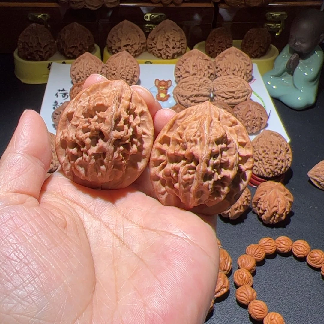 文玩核桃把件吾**头玄武