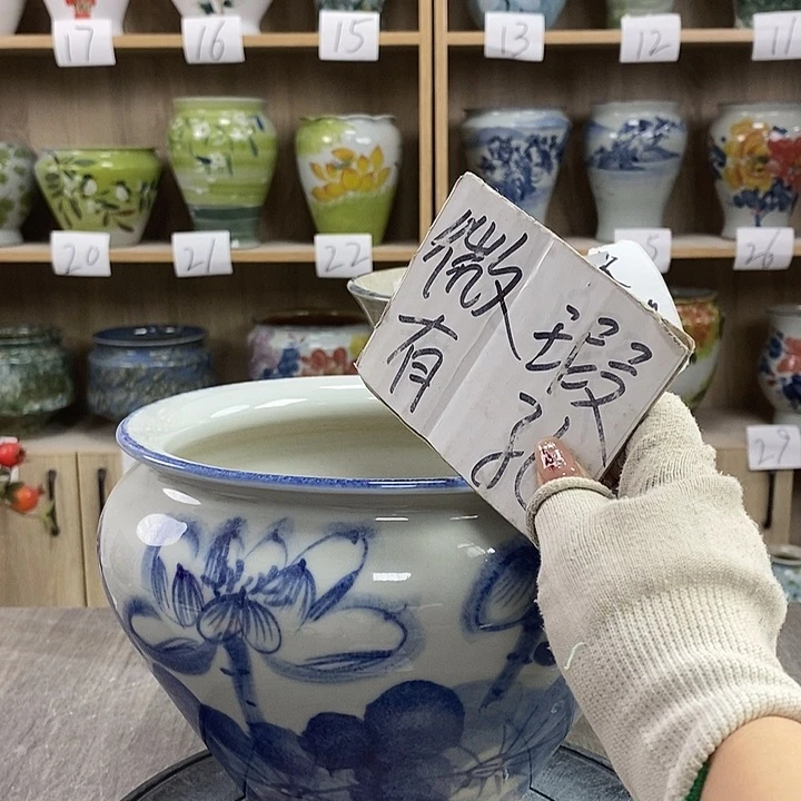 缸1xc景德镇陶瓷花盆