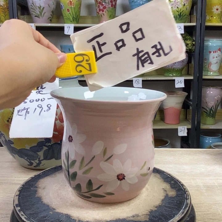 景德镇高温陶瓷花盆