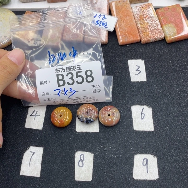 硅化珊瑚（珊瑚玉）颈饰合金b****中