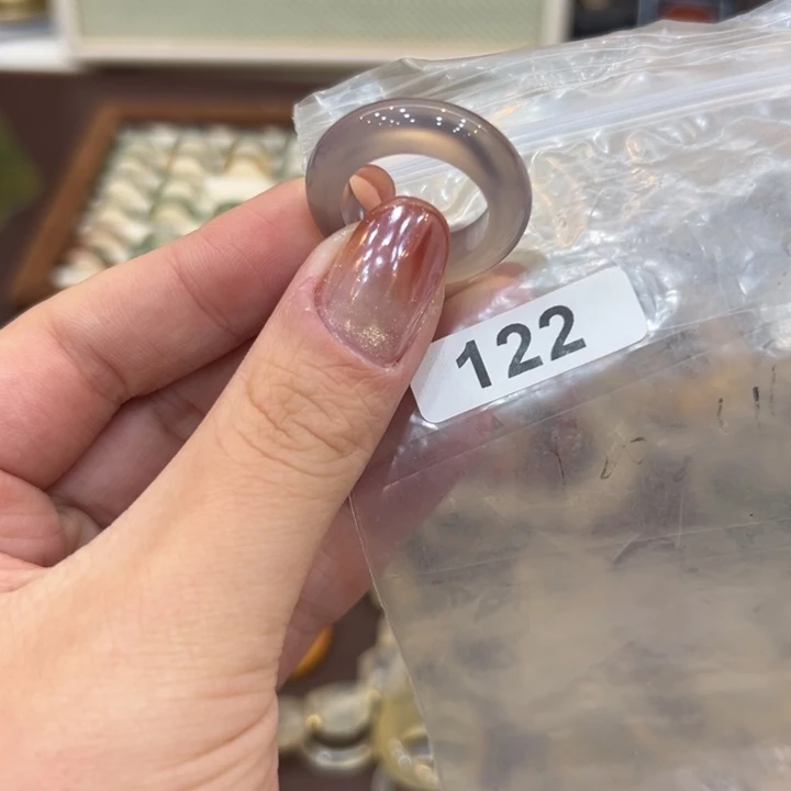 玛瑙/玉髓合金戒指122港16