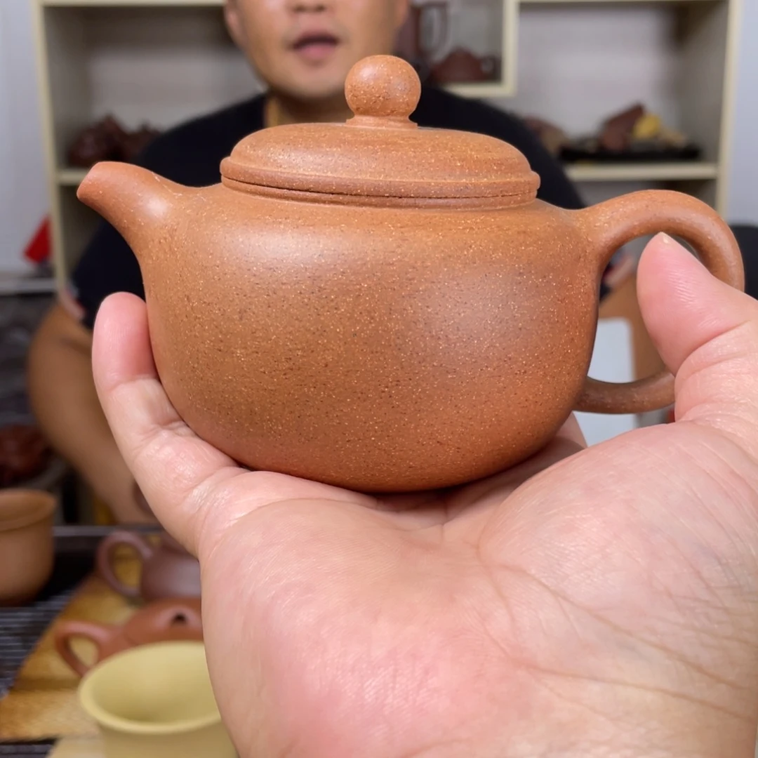 貌***帽茶壶紫砂绿泥匏尊大