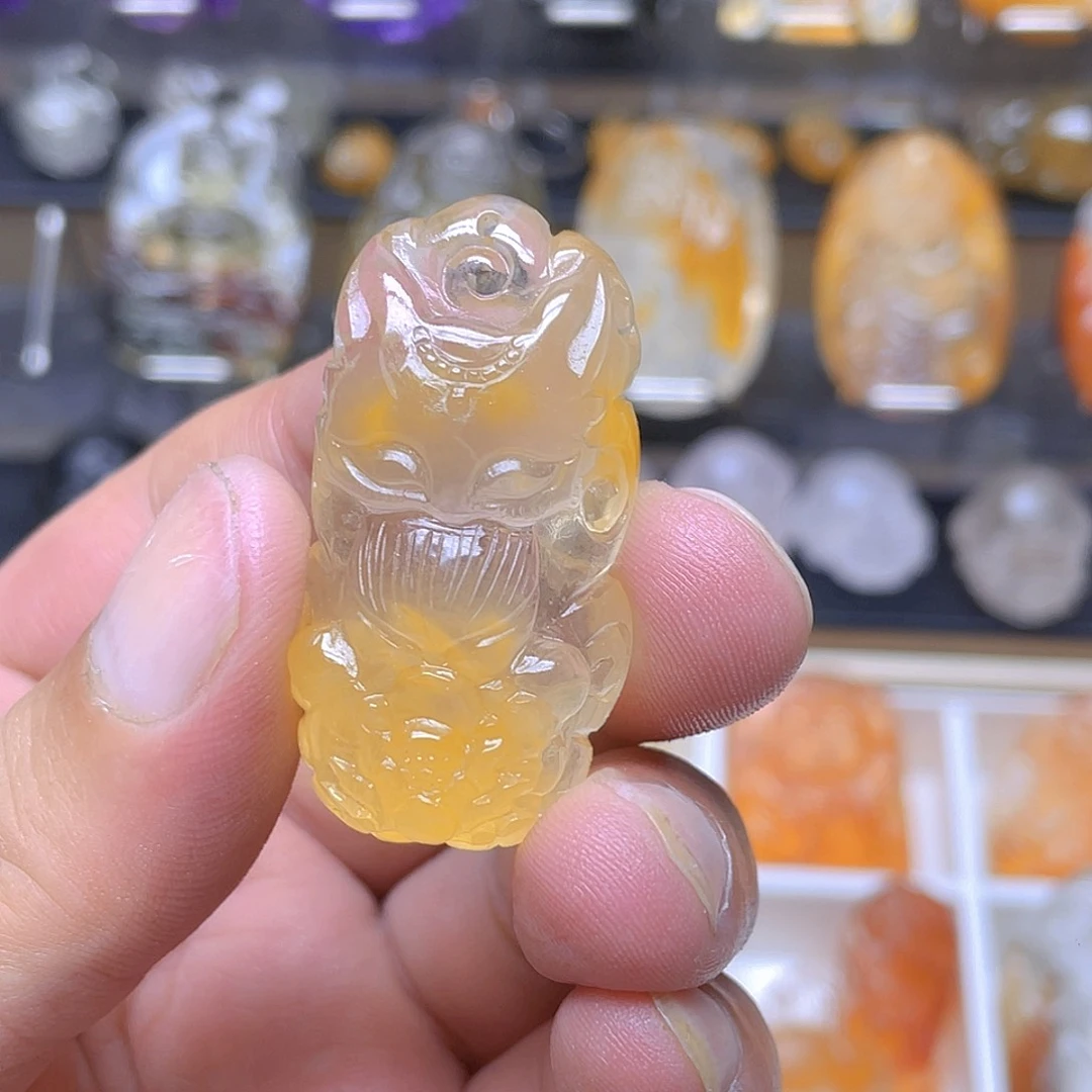 .***.未镶嵌颈饰水晶吊坠项链腰链