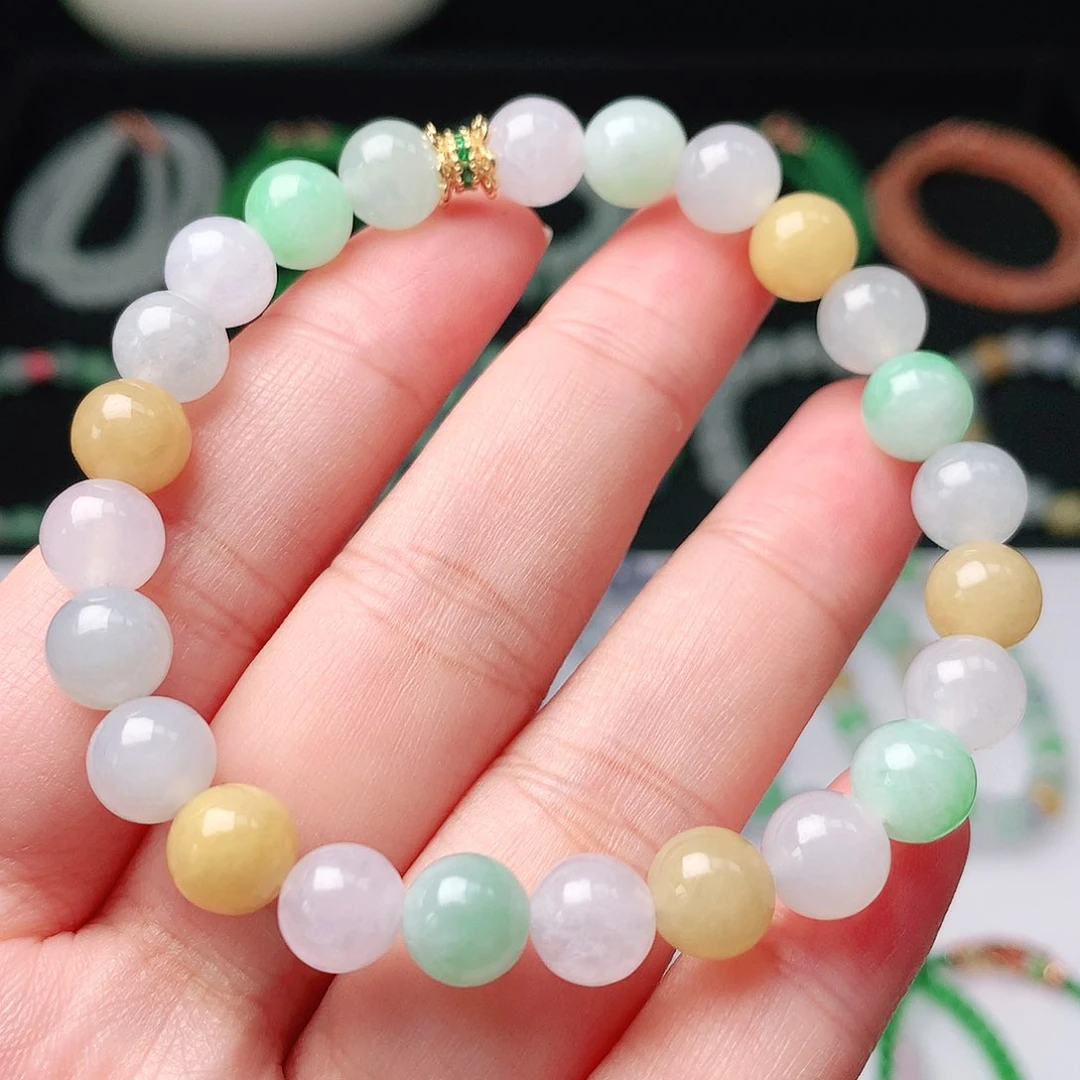 未镶嵌手链翡翠翡翠