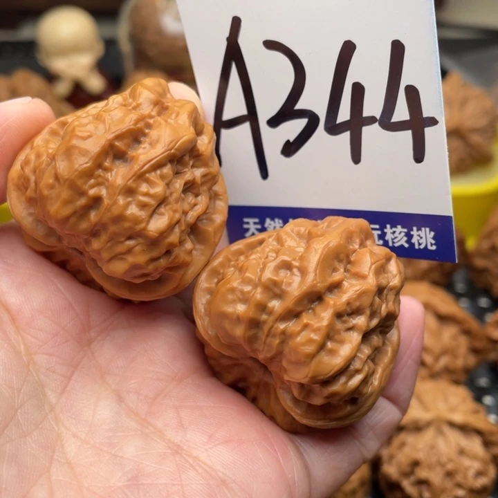 桃核把件蛤蟆头36