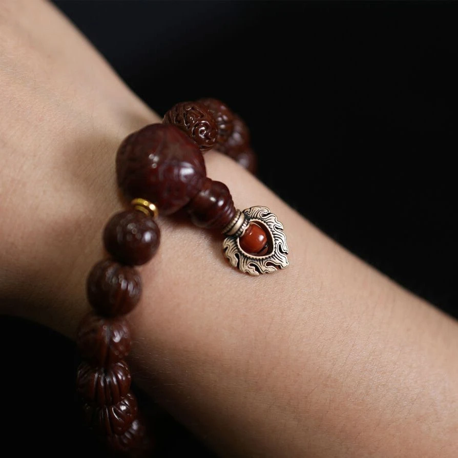 新款简约手工diy文玩配饰背云独特小众设计串珠手串精致线束背云