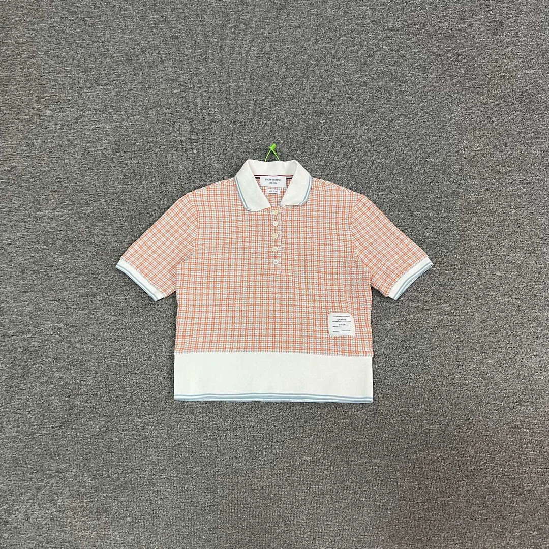 99新 AMIPARIS Thom Brown/tb 针织polo衫短袖42码