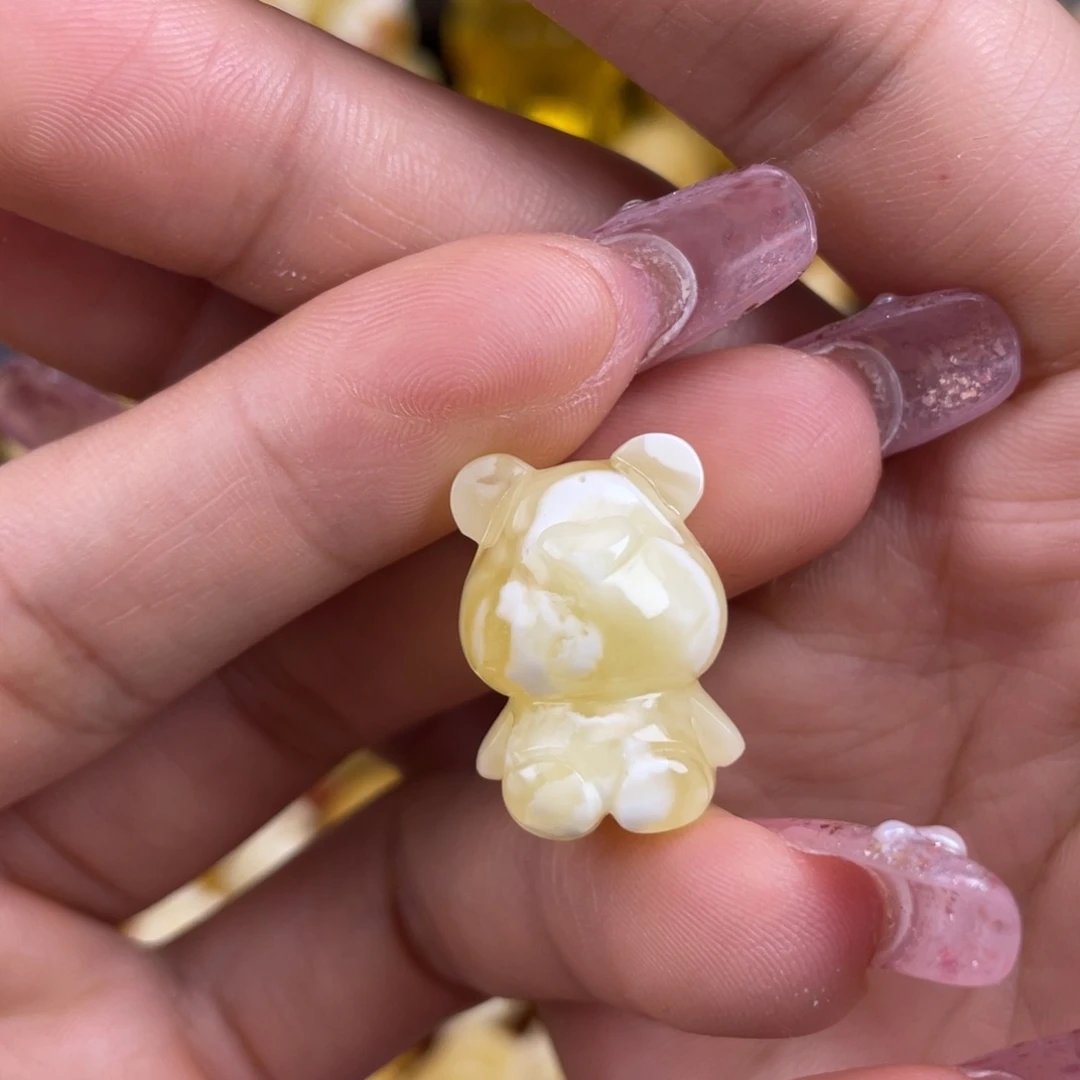 琥珀裸石未镶嵌蜜蜡
