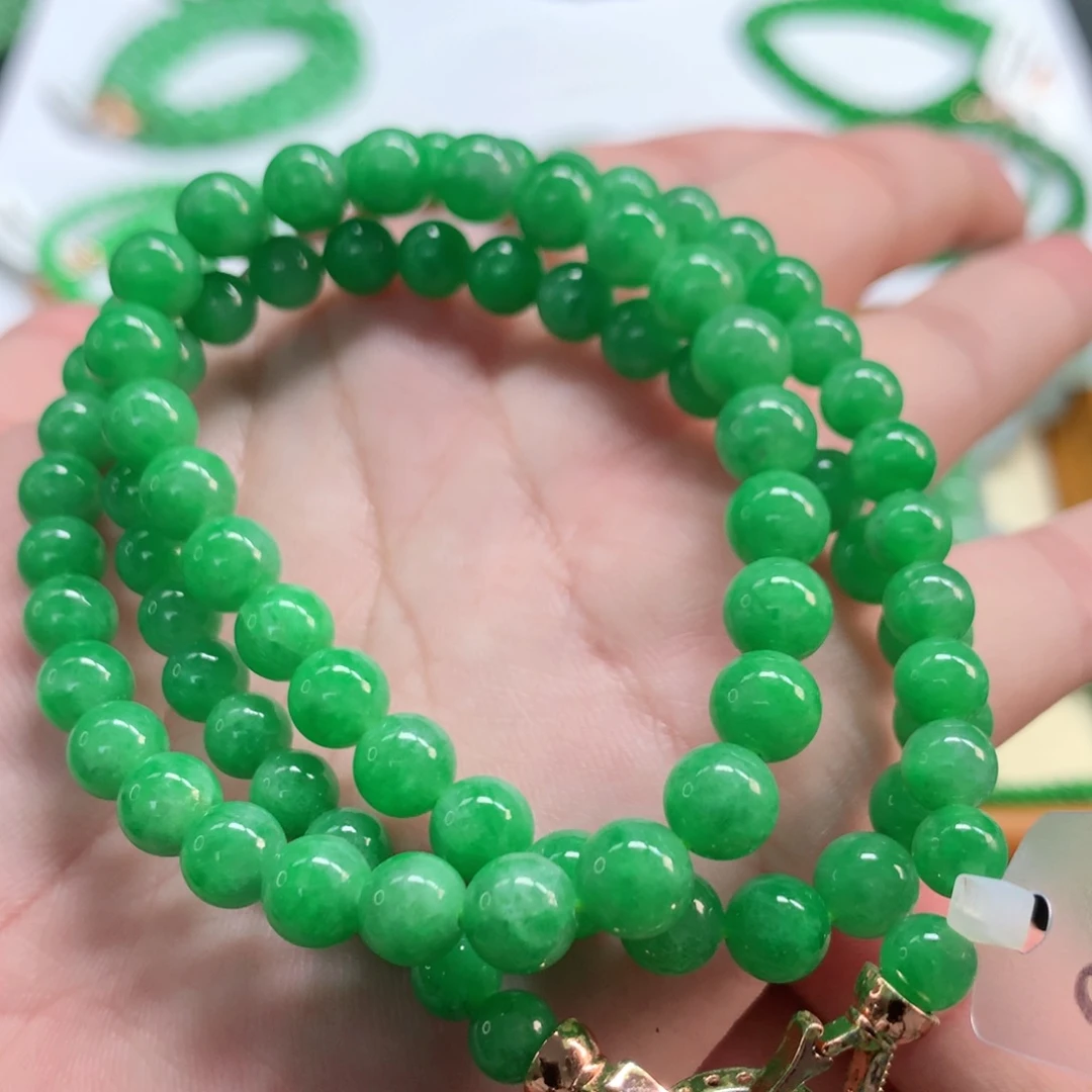 翡翠未镶嵌手链翡翠
