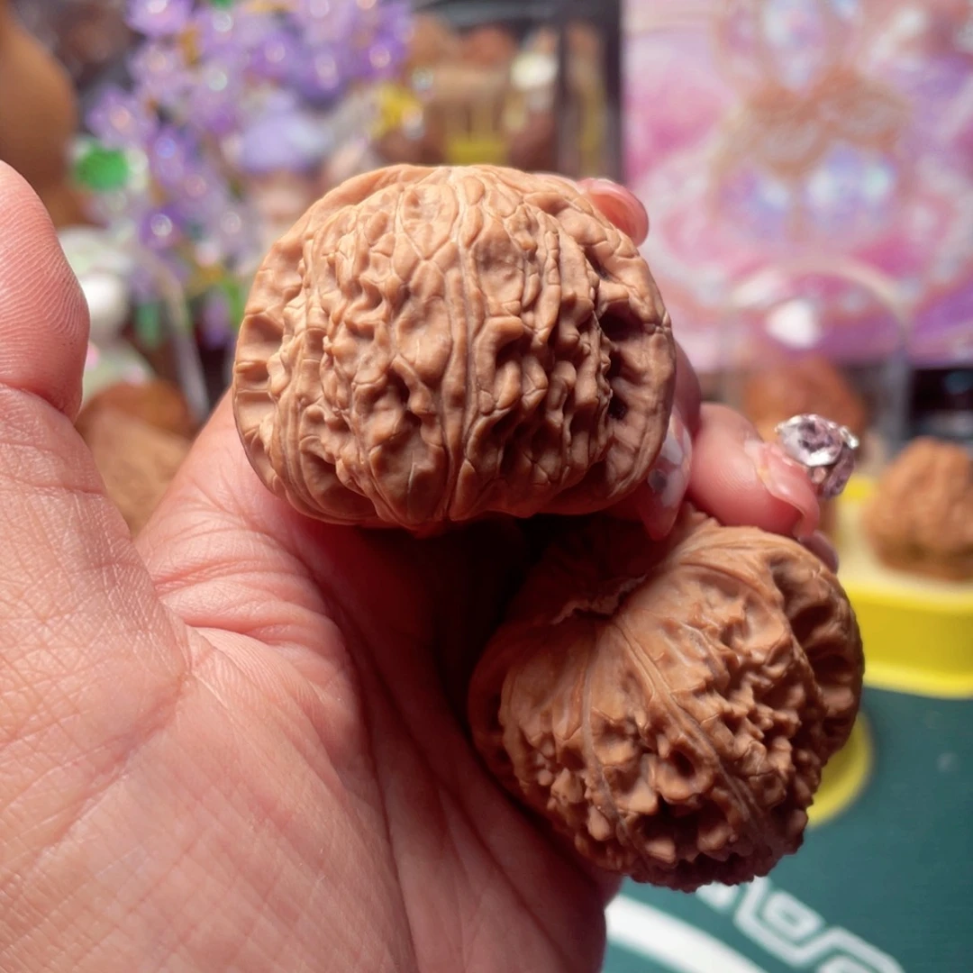 【闪购商品】文玩核桃把件趙*生白狮子43