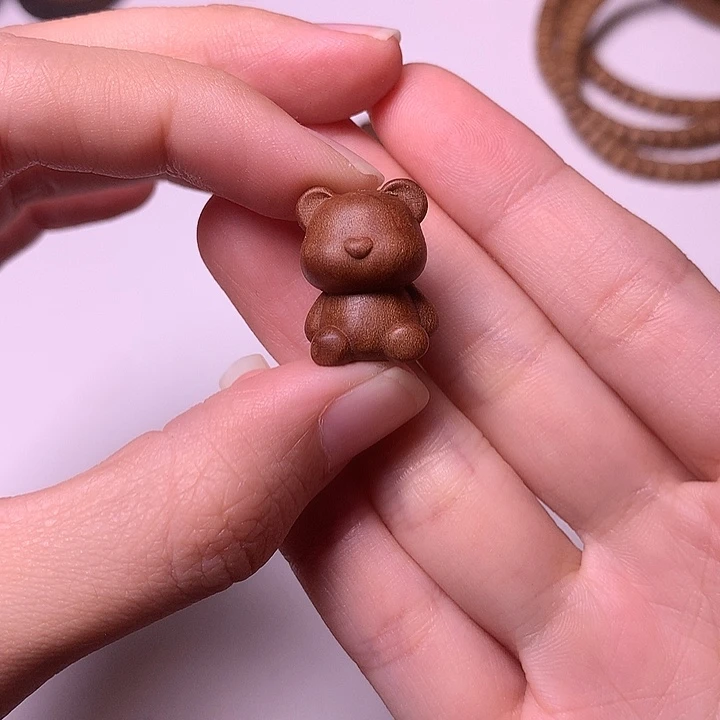 檀香木无事牌檀香熊熊